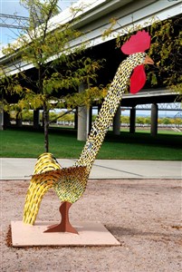 Long Necked Rooster #1