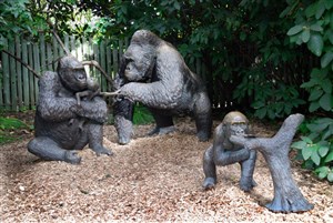 Lowland Gorilla Family