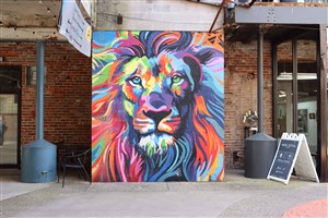 Lion Mural