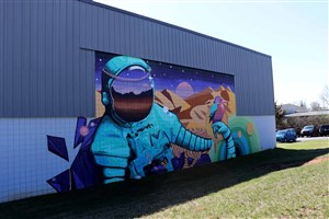 Vivid Impact Astronaut